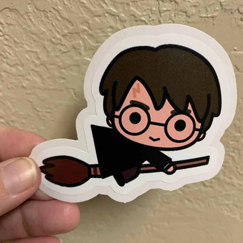 Cartoon Wizard Sticker