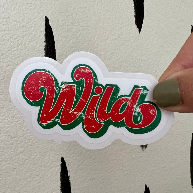 Wild  Retro 320 Made Design Sticker