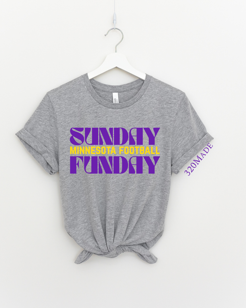 Sunday Funday Minnesota Football T-Shirt