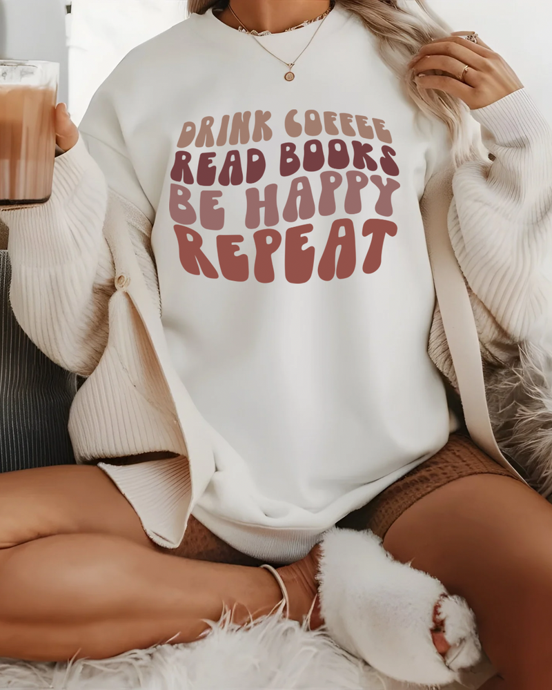 Drink Coffee Read Books Be Happy  Book Club