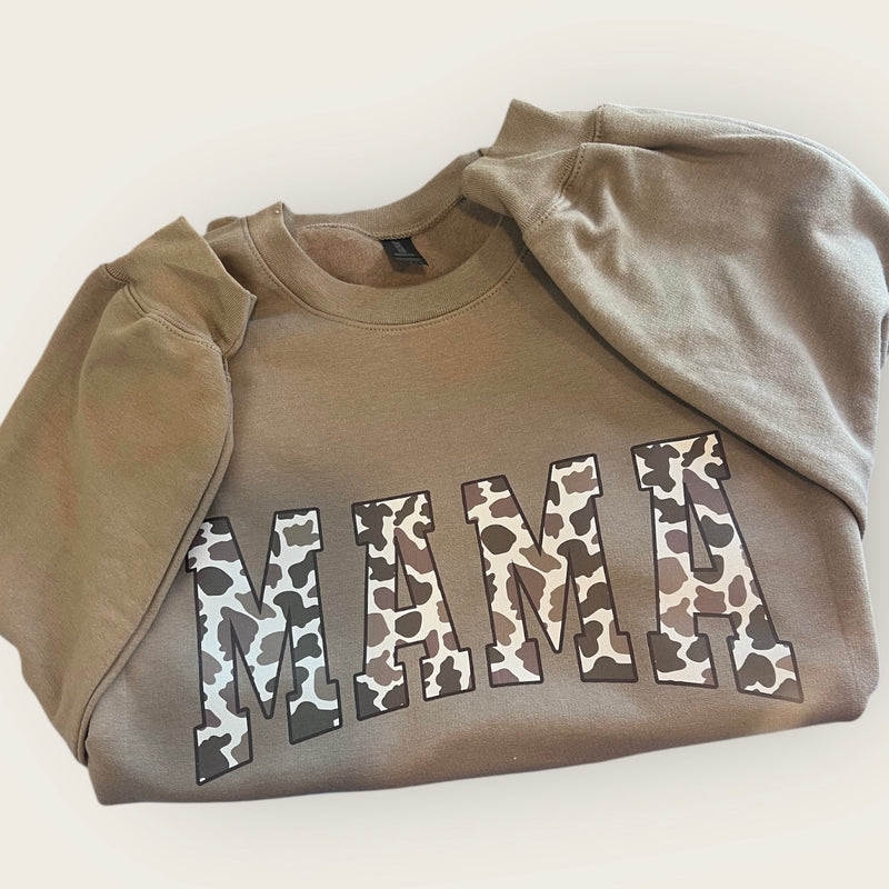 Duck Camo Mama Crewneck