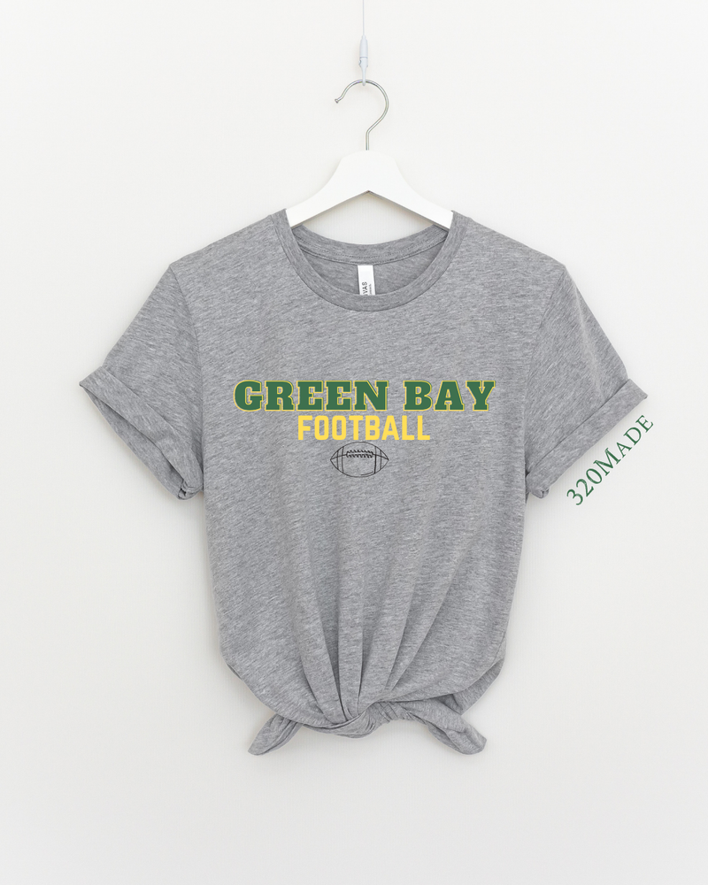 Green Bay Football Colored T-Shirt