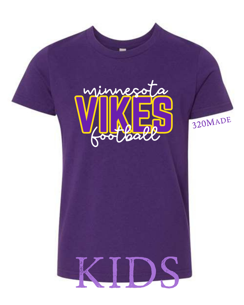 Purple Minnesota Football KIDS T-Shirt