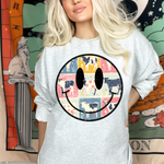 Cow Patch Smile Crewneck