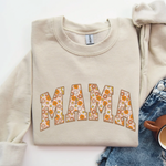 Groovy Floral Mama Crewneck