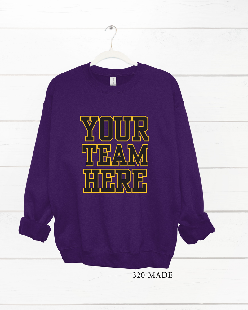 CUSTOM TEAM SWEATSHIRT