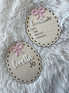 Bow Birth Announcement Sign