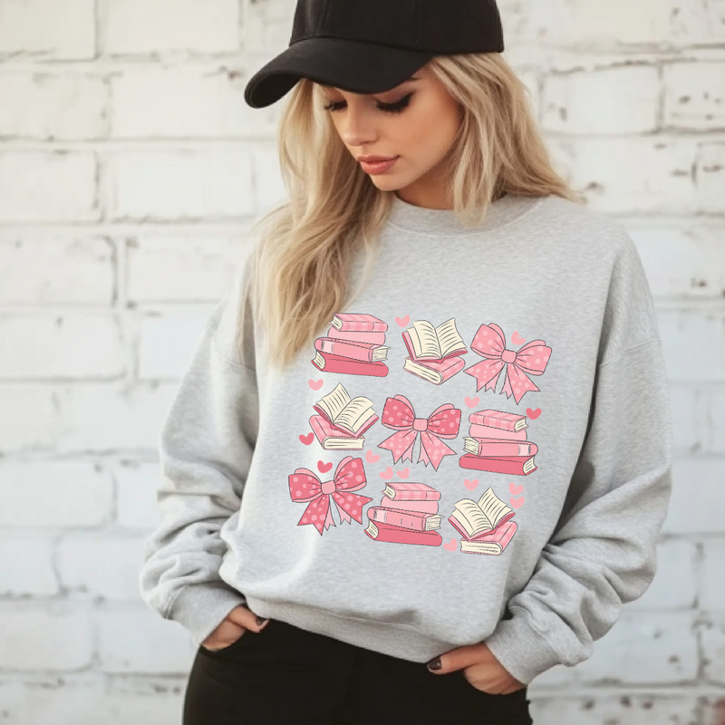 Book Lover ADULT VDAY CREWNECK