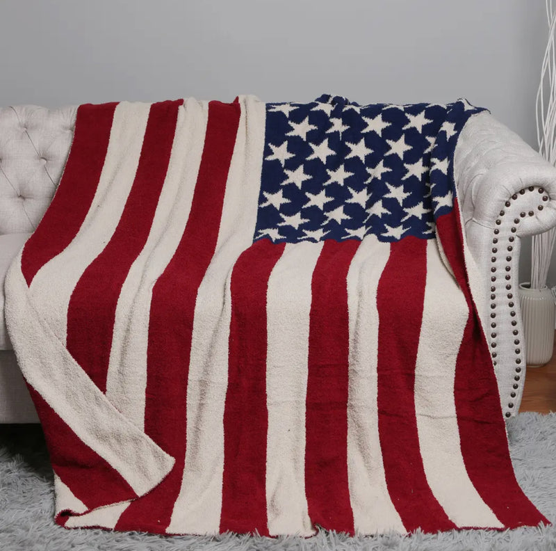 American Flag Blanket