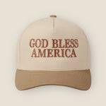 God Bless America Embroidered Trucker Hat