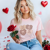 Checkered Mama Heart ADULT VDAY TEE