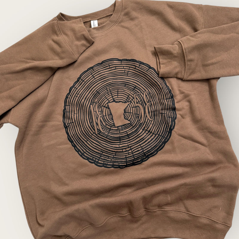 MN Tree Imprint 1858 Crewneck