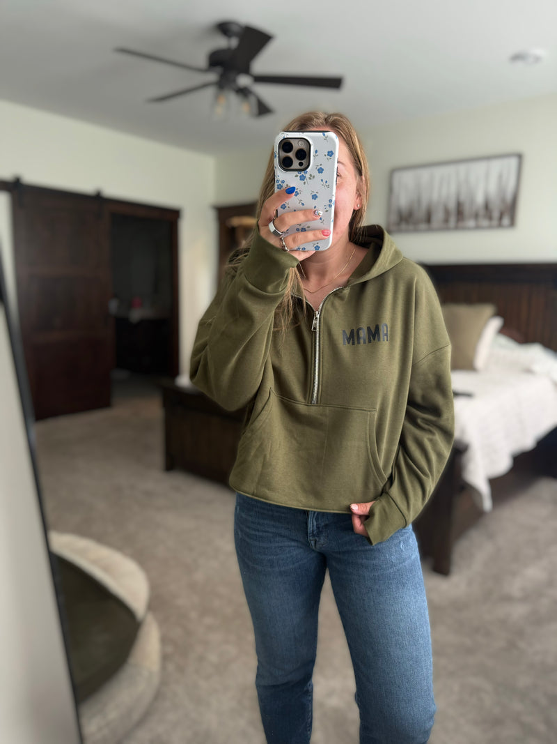 Mama Quarter Zip