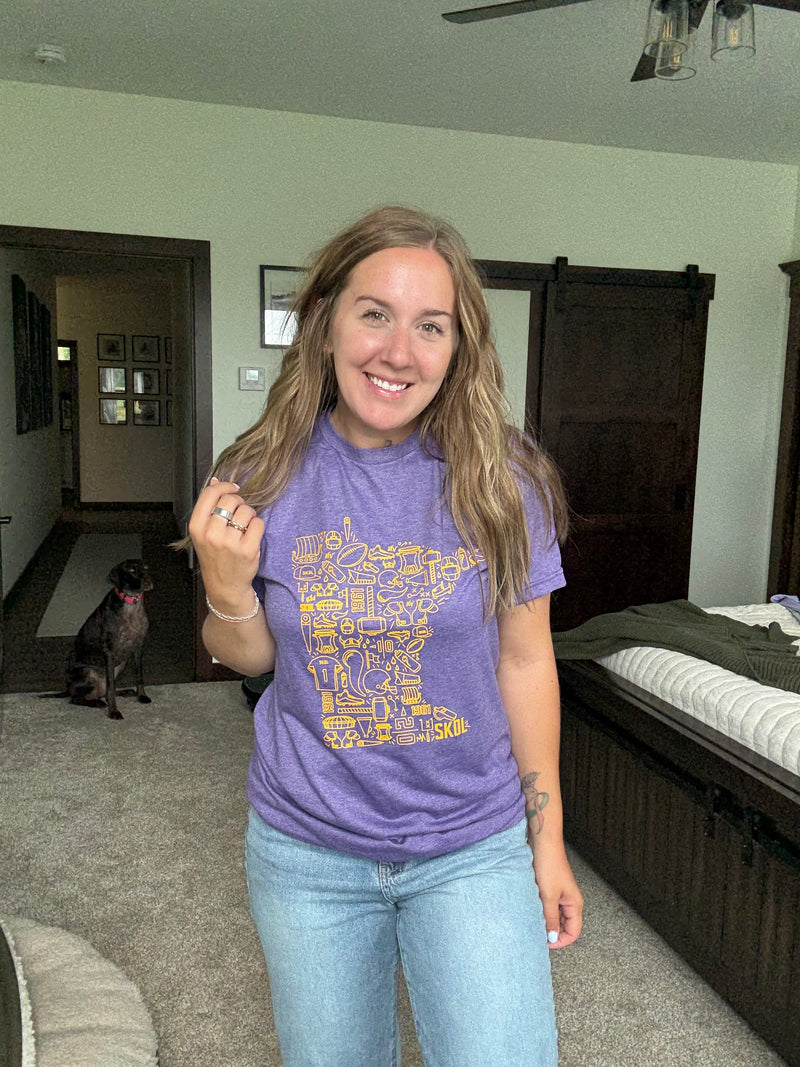 Football MN Doodle T-Shirt