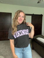 Distressed Leopard CROPPED T-Shirt