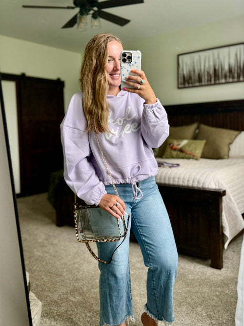 CROPPED Womens Hooded Sweatshirt