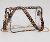 Leopard Clear Stadium Bag