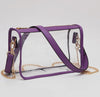 Purple Clear Stadium Bag
