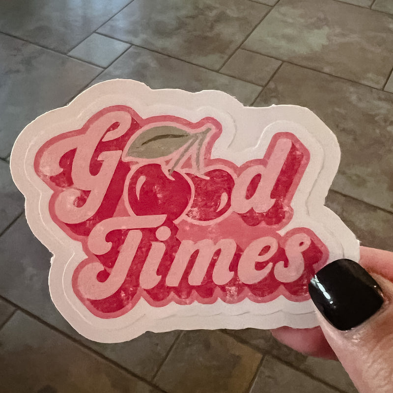 Good Times Cherries Sticker