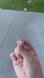 Bold Letter Bar Ring