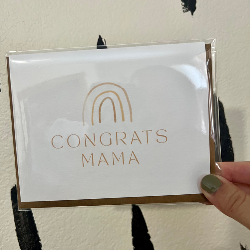 Congrats Mama Card